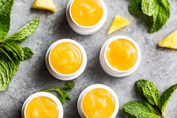 Secret to Fruity Lips: Freeze-Dried Fruit in Mojito Lip Balm